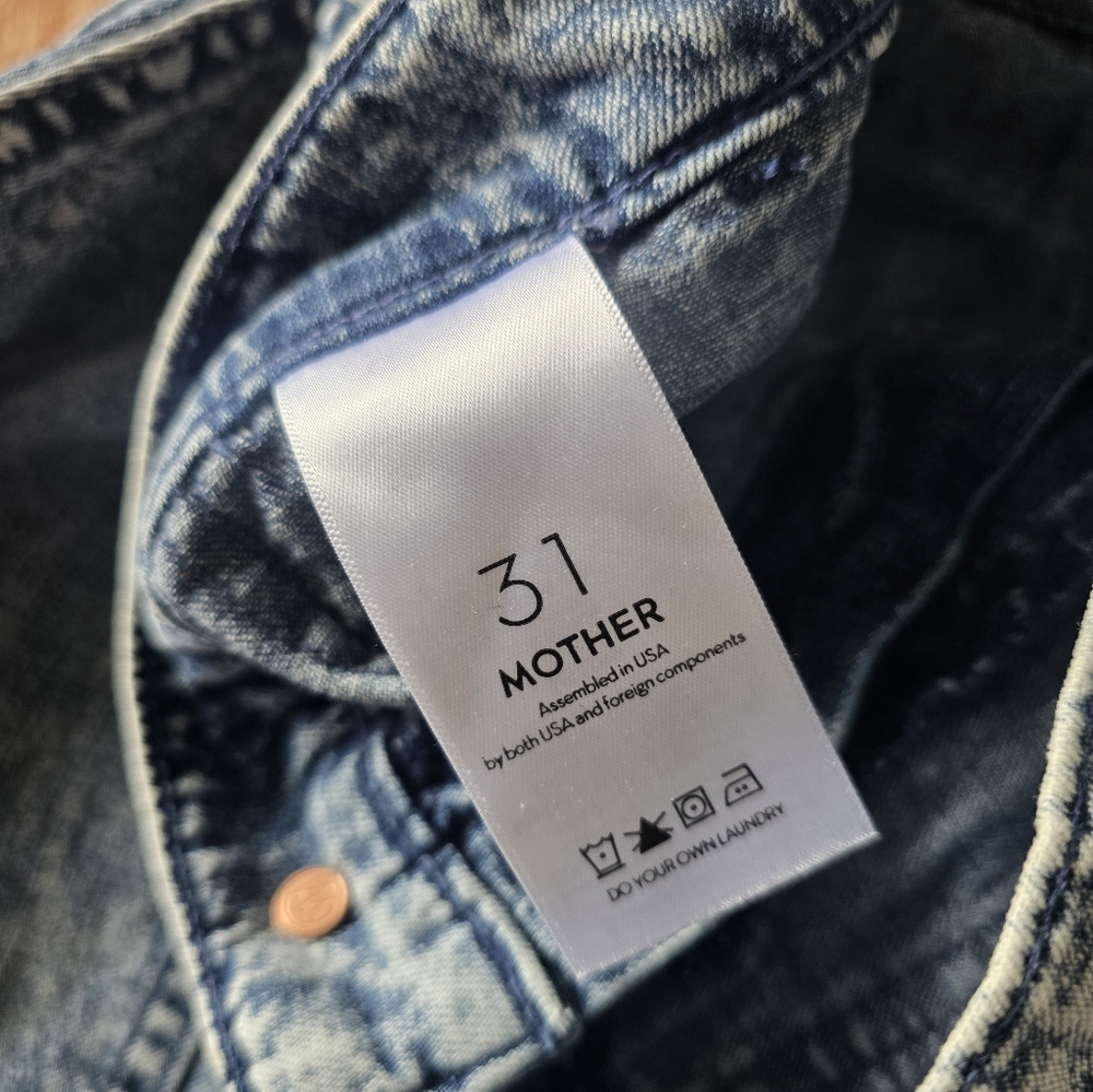 MOTHER Wrapper Patch Springy Ankle Jeans - Picture 5 of 9